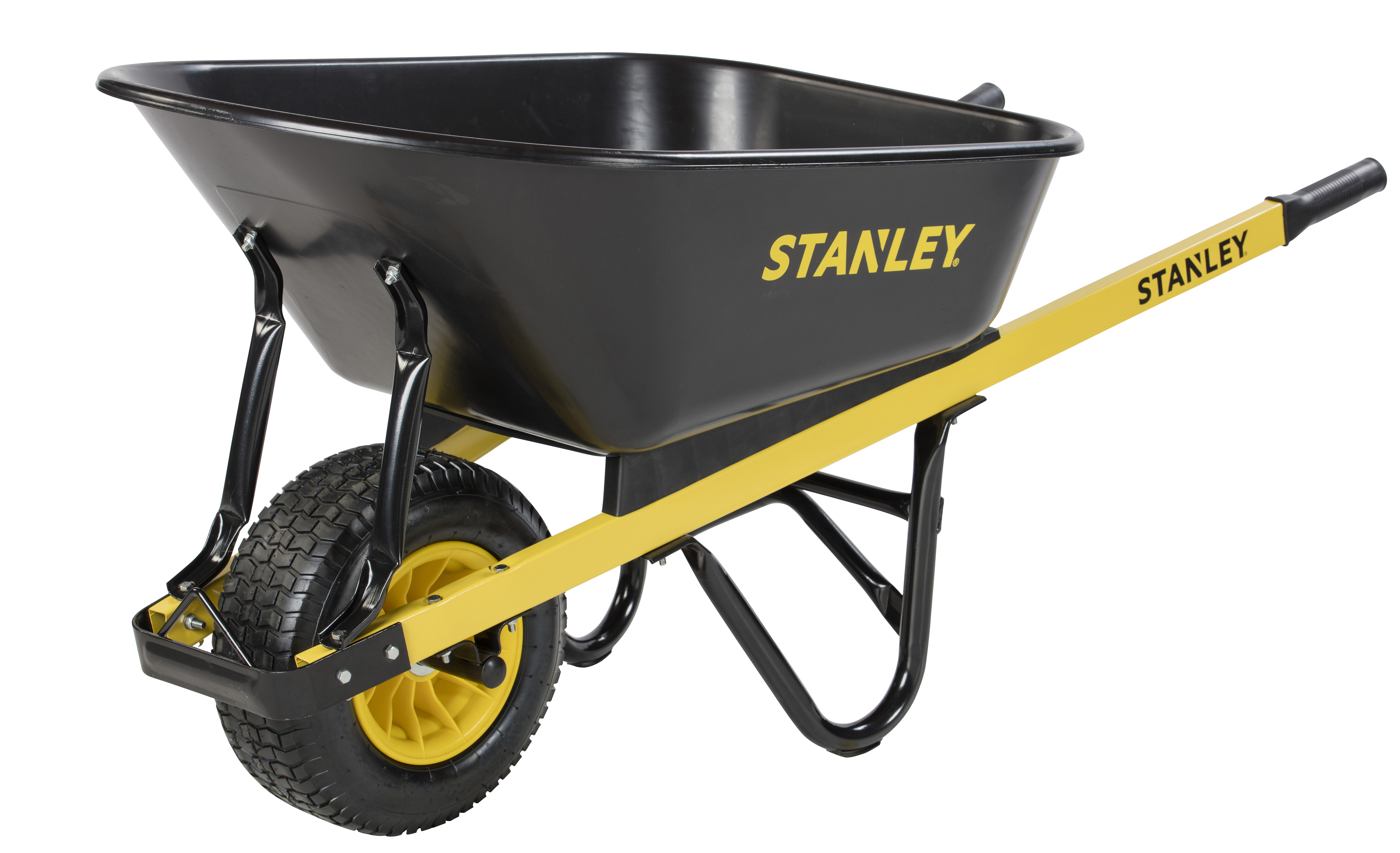 100 Litre Poly Wheelbarrow STWBI100P   Stanley Poly Wheelbarrow 3 Wfwwfriibndk 